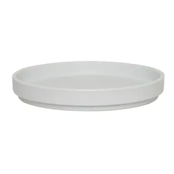 Creations Melamine Stack Plate White 6 1/4 in Cali - Set of 6