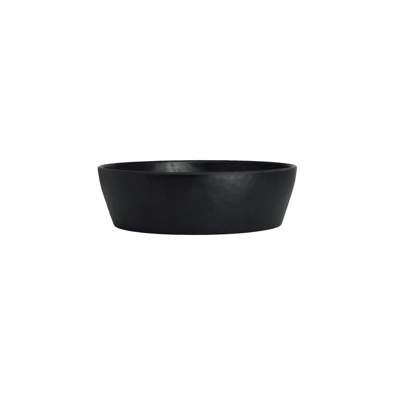 Creations Melamine Round Bowl Black 7 in x 2 in (16 1/2 oz) Cali - Set of 12 Creations Melamine Round Bowl Black 7 in x 2 in (16 1/2 oz) Cali - Set of 12