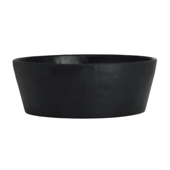Creations Melamine Round Bowl Black 5 in x 1 7/8 in (9 1/2 oz) Cali - Set of 12