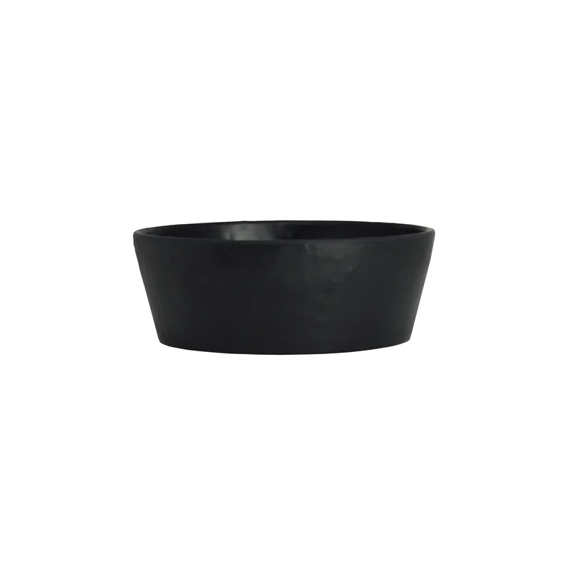 Creations Melamine Round Bowl Black 5 in x 1 7/8 in (9 1/2 oz) Cali - Set of 12 Creations Melamine Round Bowl Black 5 in x 1 7/8 in (9 1/2 oz) Cali - Set of 12