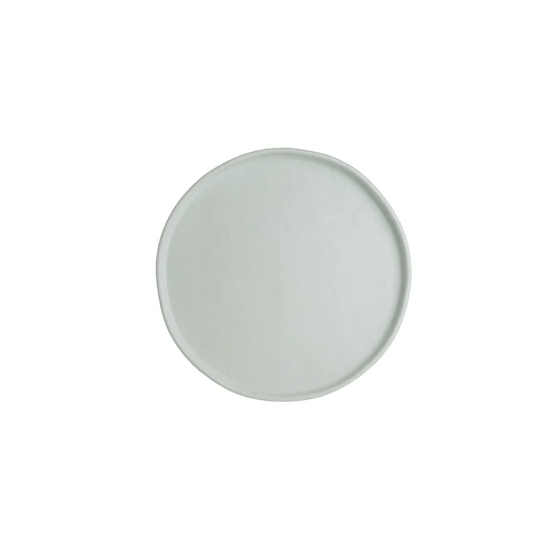 Creations Melamine Round Plate White 8 1/4 in x 3/4 in Cali - Set of 12