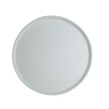 Creations Melamine Round Plate White 10 3/4 in x 3/4 in Cali - Set of 12