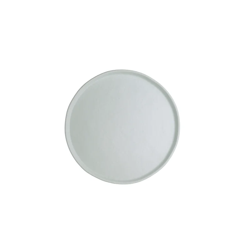 Creations Melamine Round Plate White 10 3/4 in x 3/4 in Cali - Set of 12