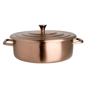 Creations Chafer Round Antique Brushed Bronze L 15" W 12 1/2" H 5" - 4 Qt -