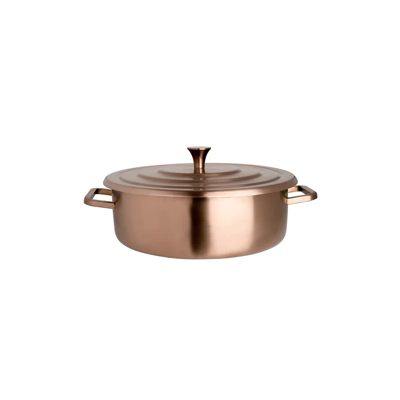 Creations Chafer Round Antique Brushed Bronze L 15" W 12 1/2" H 5" - 4 Qt -