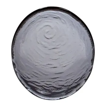 Creations Glass Oval Bowl 4 5/8 in x 4 in x 1 in (2 oz) Scape Smoked - Set of 12