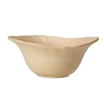 Creations Melamine Deep Bowl Medium 7 in x 3 in (14 oz) Scape Papyrus - Set of 6