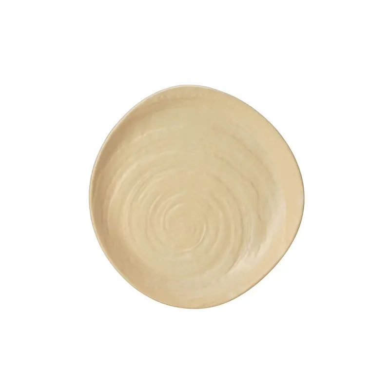 Creations Melamine Plate 9 in Scape Papyrus - Set of 6