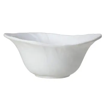 Creations Melamine Deep Bowl Medium 7 in x 3 in (14 oz) Scape White - Set of 6