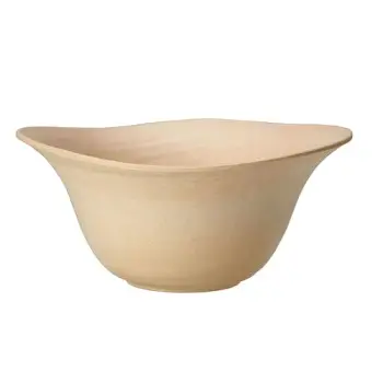 Creations Melamine Deep Salad Bowl 12 in x 5 1/2 in (2 1/4 qt) Scape Papyrus