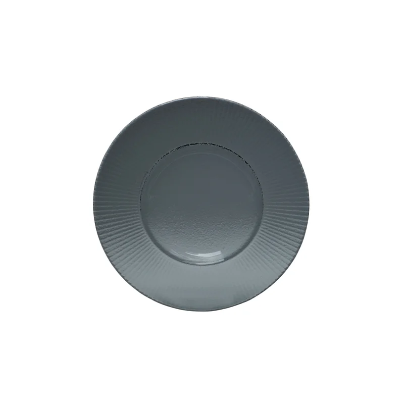 Creations Glass Gourmet Deep Rim Bowl 11 1/4 in (10 oz) Willow Smoke - Set of 12