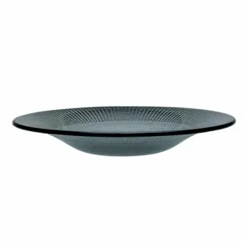 Creations Glass Gourmet Coupe Plate 11 1/4 in Willow Smoke - Set of 12