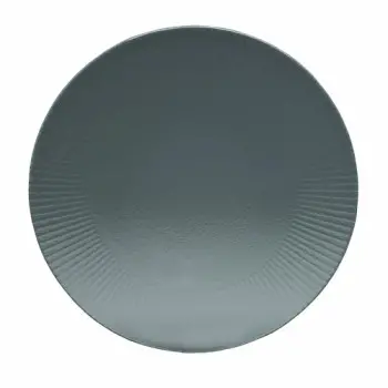 Creations Glass Gourmet Coupe Plate 11 1/4 in Willow Smoke - Set of 12