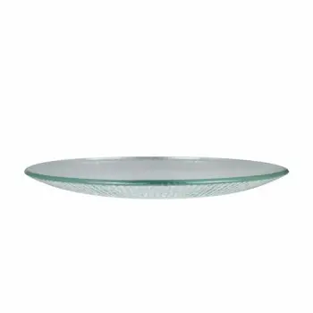 Creations Glass Gourmet Coupe Plate 10 3/4 in Willow Clear - Set of 12