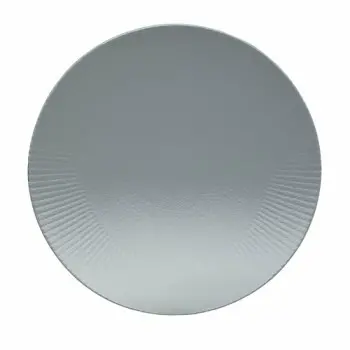 Creations Glass Gourmet Coupe Plate 10 3/4 in Willow Clear - Set of 12