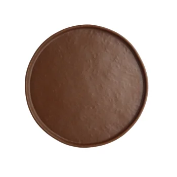 Creations Melamine Round Plate Redwood 8 1/4 in x 3/4 in Cali - Set of 12