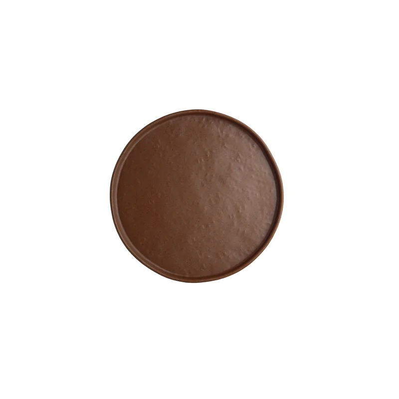 Creations Melamine Round Plate Redwood 8 1/4 in x 3/4 in Cali - Set of 12 Creations Melamine Round Plate Redwood 8 1/4 in x 3/4 in Cali - Set of 12