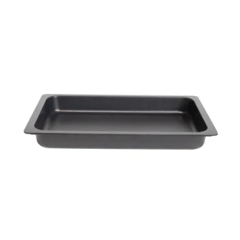 Aluchef 1/1 Gn Pan 20 7/8 in x 12 3/4 in x 2 5/8 in (9 qt) Matte Black - Set of 4