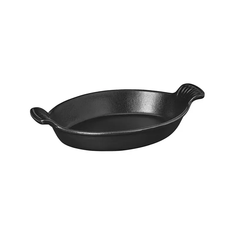 Chasseur Black Oval Dish 0.53 Qt (L:10.039'' X W:6.102'') Chasseur Black Oval Dish 0.53 Qt (L:10.039'' X W:6.102'')