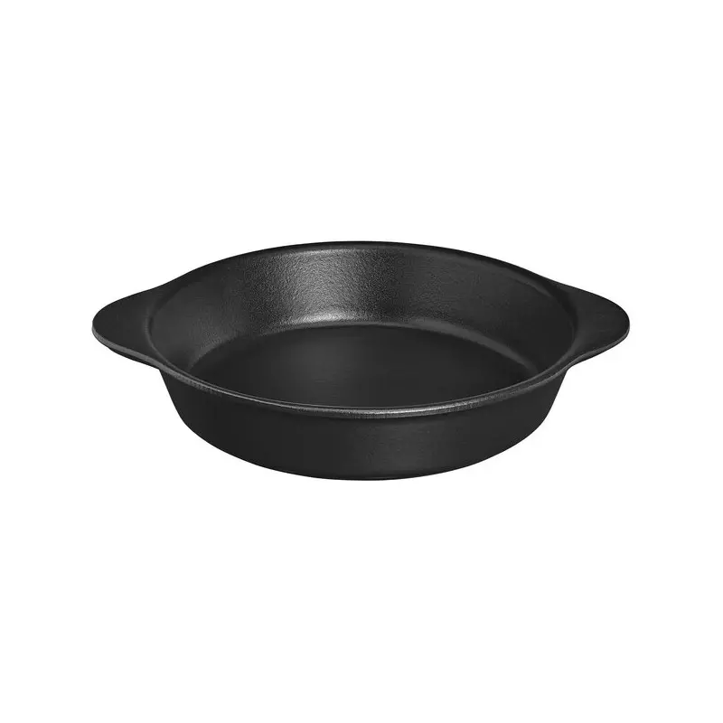 Chasseur Black Round Dish 0.53 Qt (L:7.48'' X W:5.905'')