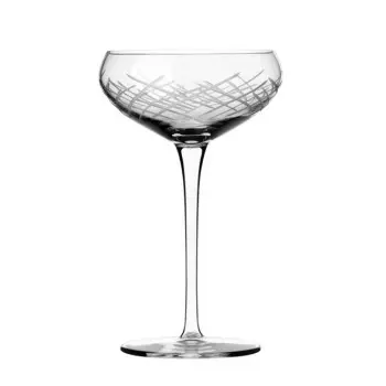 Reserve by Libbey Crosshatch Cocktail Glass 8 oz. coupe clear Gastronorm - Case of 12
