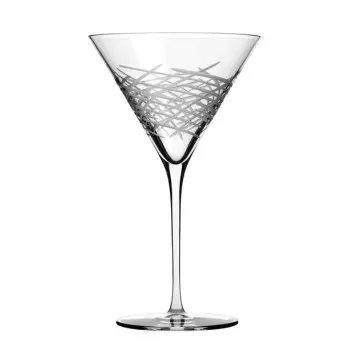 Reserve by Libbey Crosshatch Martini Glass 10 oz. clear Gastronorm - Case of 12