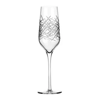 Reserve by Libbey Crosshatch Flute Glass 8 oz. clear Gastronorm - Case of 12