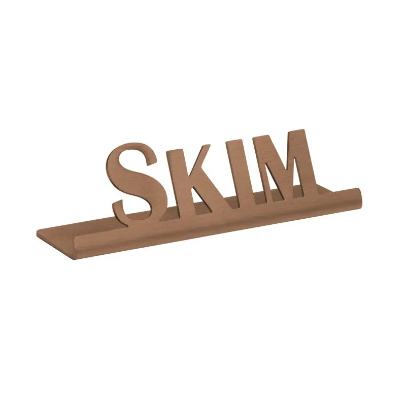 Service Ideas Laser Brushed Skim Sign Short Rose Gold Finish Service Ideas Laser Brushed Skim Sign Short Rose Gold Finish