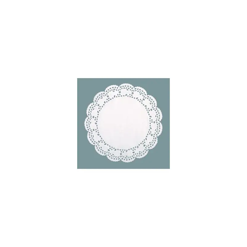 Round White Paper Lace Doilie - Ø 24cm - Pack of 250
