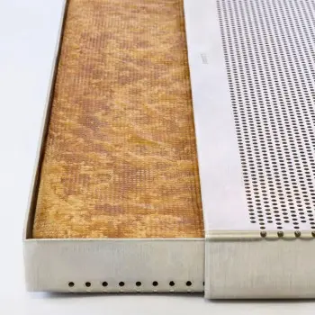 Pavoni Italia Micro Perforated Aluminum Puff Pastry Tray Kit by Cesare Murzilli - 600 mm x 400 mm x h 20 mm