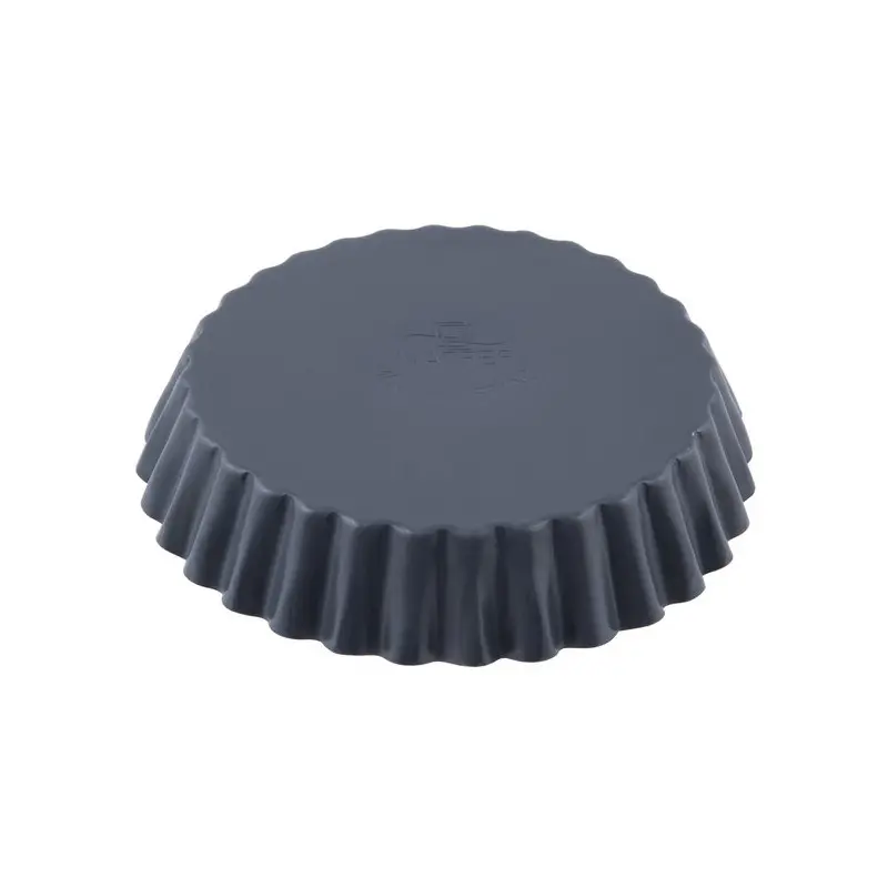 Matfer Bourgeat Exopan Steel Fluted Tartlet Molds - 3 3/8'' Diam - Pack of 12 Matfer Bourgeat Exopan Steel Fluted Tartlet Molds - 3 3/8'' Diam - Pack of 12