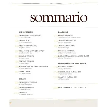 tiramisù - Hardcover Italian Language