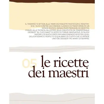 tiramisù - Hardcover Italian Language