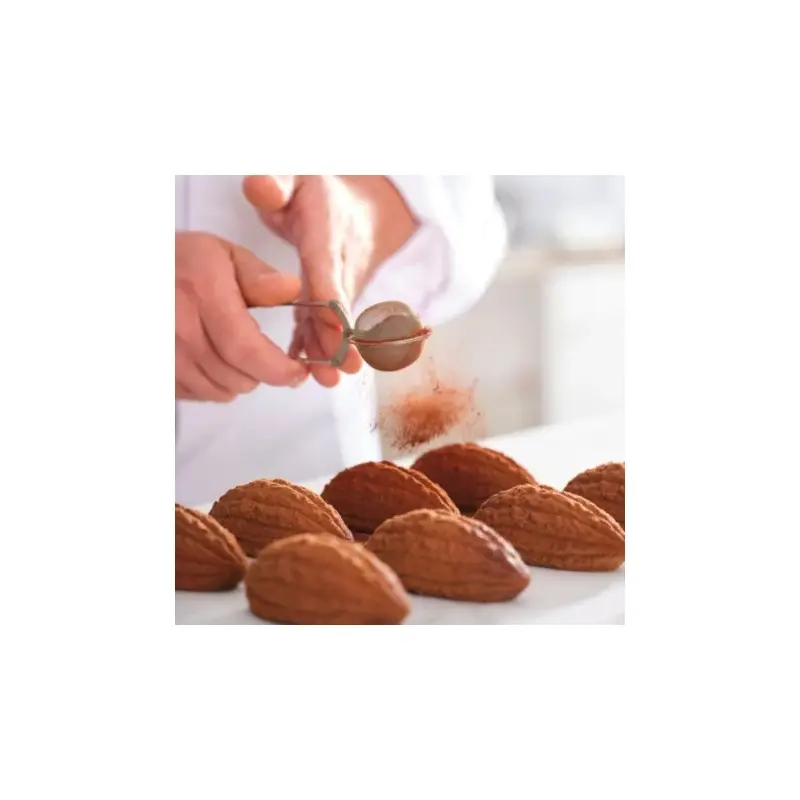 SILMAE Professional Silicone Pastry Mold - Cocoa Pod - 94 mm x 46 mm x 36 mm – 76 ml - 25 cavity