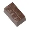 Polycarbonate Banana Leaf Block Chocolate Mold by Nora Chokladskola - 34mm x 18mm x h 15mm - 11gr - 24 cavity