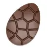 Polycarbonate Easter Egg Caraque Chocolate Tablet Mold - 173mm x 118mm x h 15mm - 250gr