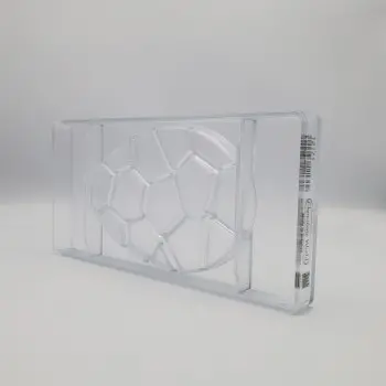 Polycarbonate Easter Egg Caraque Chocolate Tablet Mold - 173mm x 118mm x h 15mm - 250gr