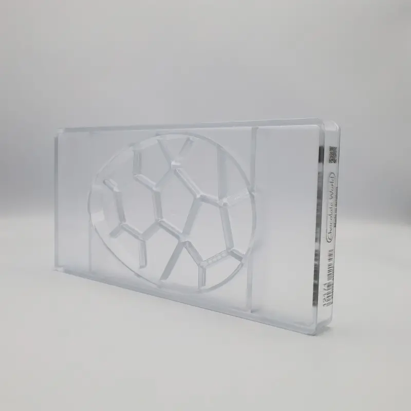 Polycarbonate Easter Egg Caraque Chocolate Tablet Mold - 173mm x 118mm x h 15mm - 250gr