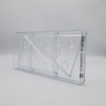 Polycarbonate Christmas Tree Chocolate Tablet Mold - 174mm x 113mm x h 9mm - 9gr - 2 cavity