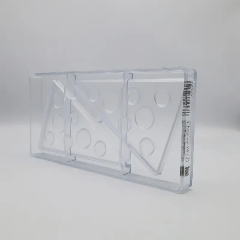 Polycarbonate Christmas Tree Chocolate Tablet Mold - 174mm x 113mm x h 9mm - 9gr - 2 cavity Polycarbonate Christmas Tree Chocolate Tablet Mold - 174mm x 113mm x h 9mm - 9gr - 2 cavity