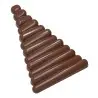 Polycarbonate Christmas Tree Chocolate Tablet Mold - 174mm x 114mm x h 12mm - 120gr - 2 cavity