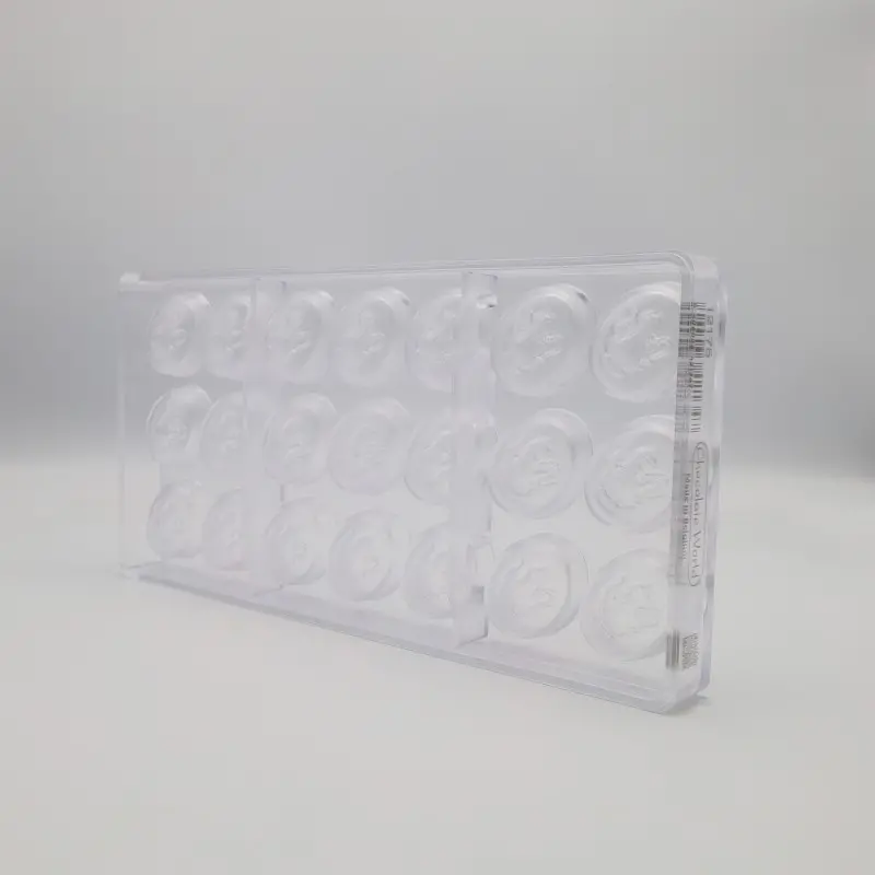 Polycarbonate Victorian Coffee Pot Chocolate Praline Mold - 35mm x 27mm x h 15mm - 11gr - 21 cavity Polycarbonate Victorian Coffee Pot Chocolate Praline Mold - 35mm x 27mm x h 15mm - 11gr - 21 cavity