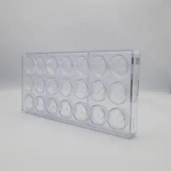 Polycarbonate Victorian Tea Pot Chocolate Praline Mold - 30mm x 30mm x h 15.5mm - 11.5gr - 21 cavity