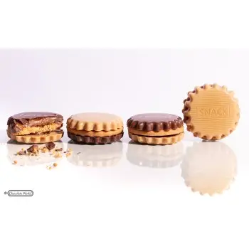 Polycarbonate Chocolate Snack Mold by Alexandre Bourdeaux - 56mm x 56mm x h 7mm - 19gr - 8 cavity