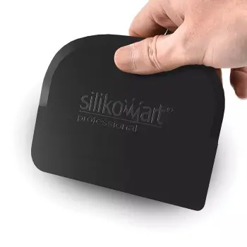 Silikomart Professional Dough Scrapers - Set of 10 - 5 3/4"