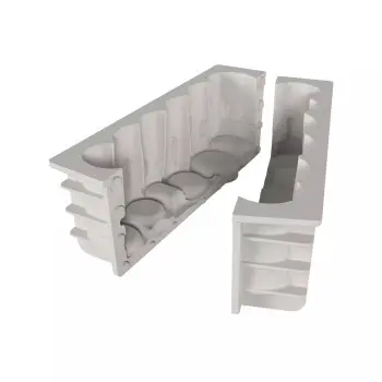 Silikomart Professional Bûche Lumière Silicone Pastry Log Mold - 219 mm x 89 mm x h 76 mm - 1080ml