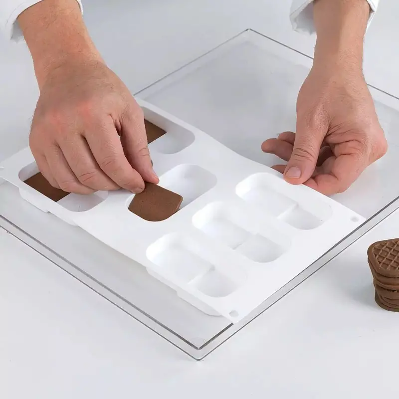 Silikomart Professional Bisc05 Mini Crock Silicone Ice Cream Sandwich Mold - 89 mm x 45 mm x h 20 mm - 938ml -