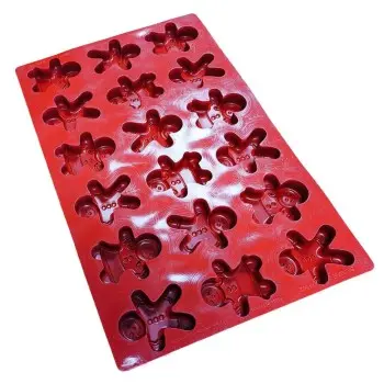 Mae 009896 SILMAE Professional Silicone Pastry Mold - Gingerbread M...