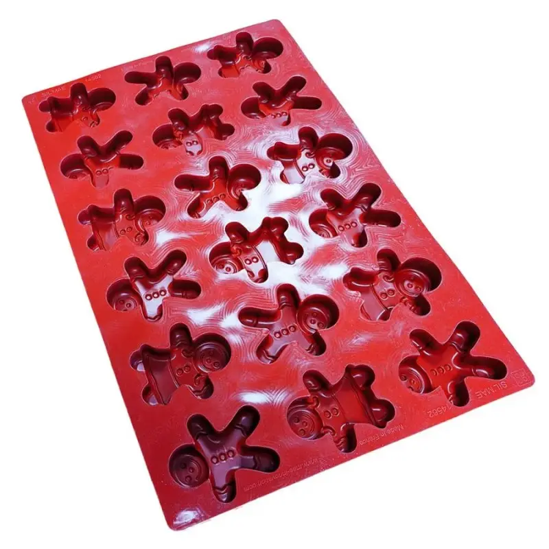 Mae 009896 SILMAE Professional Silicone Pastry Mold - Gingerbread M...