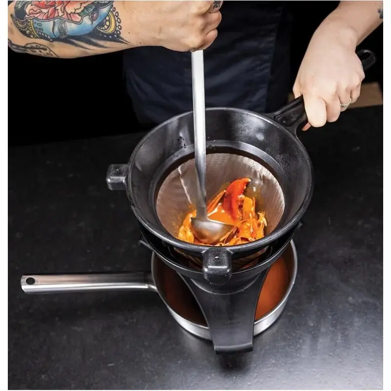 Matfer Bourgeat Exoglass® Bouillon Strainer Holder - Ø 9 1/2″ Matfer Bourgeat Exoglass® Bouillon Strainer Holder - Ø 9 1/2″